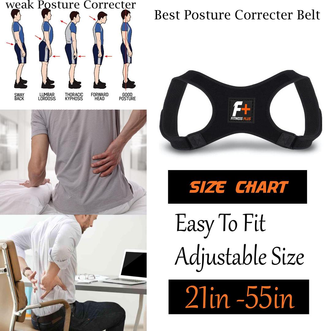 PAKISTAN's No 1 Posture correction belt , Non-slip grip posture corrector belt FREE DELIVERY