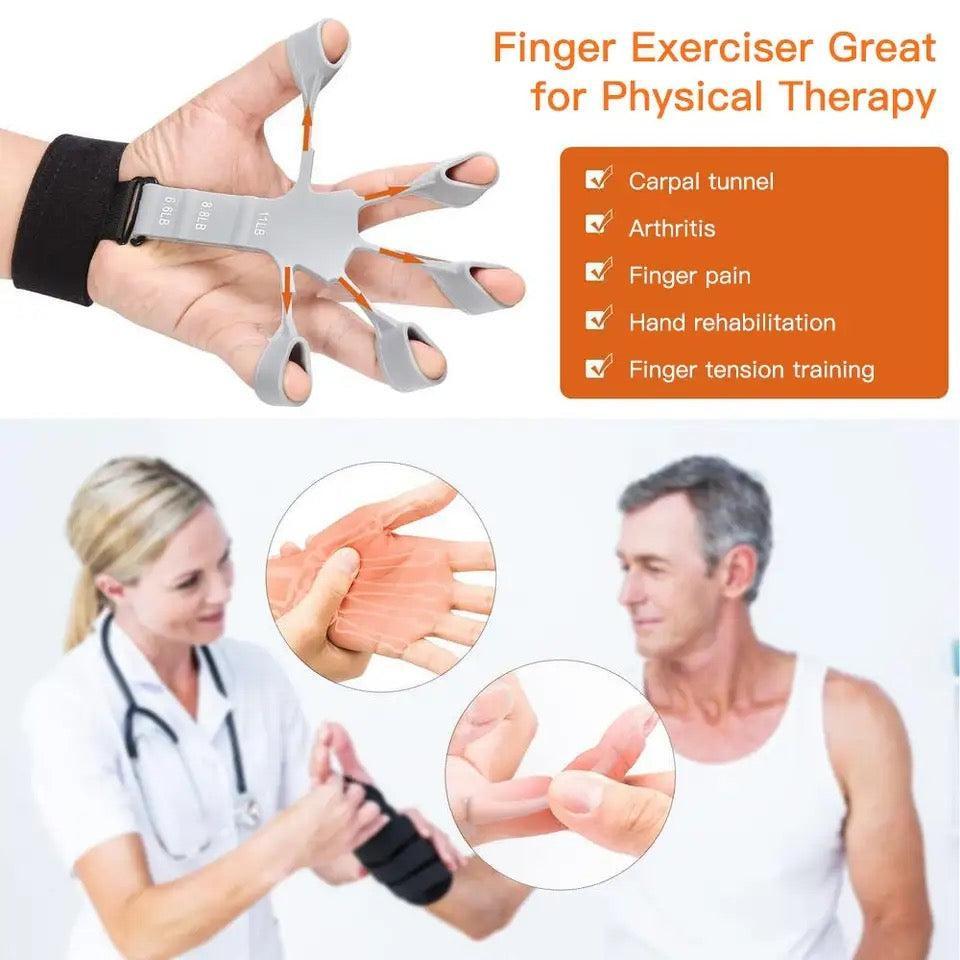 Adjustable Finger Gripper non-slip grip strength trainer / hand muscles strengthener