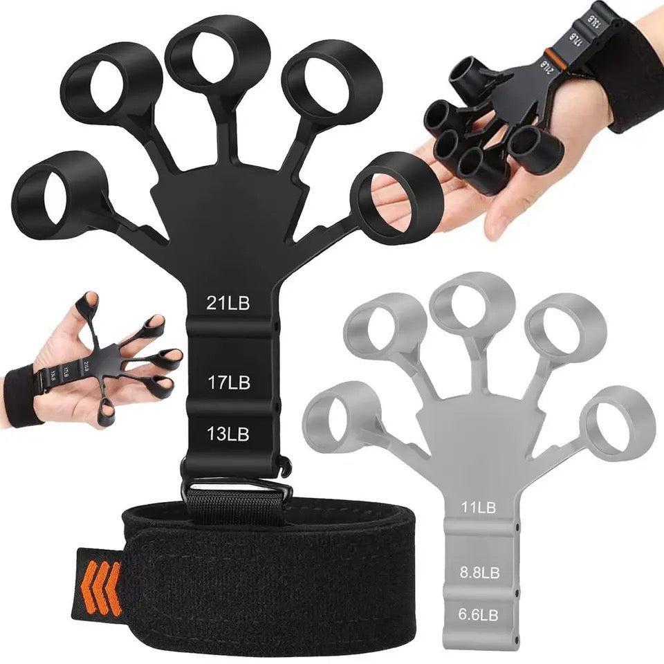 Adjustable Finger Gripper non-slip grip strength trainer / hand muscles strengthener